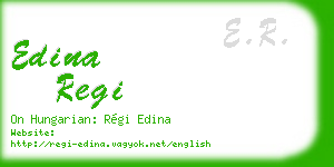edina regi business card