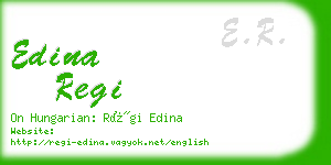 edina regi business card